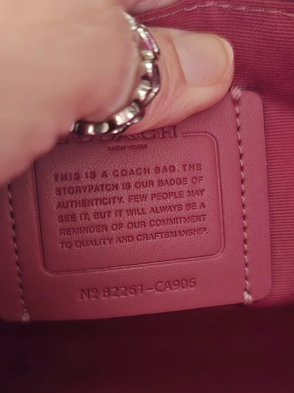 Coach Pennie Crossbody With Coin Pouch.   Pink with Front Pockets